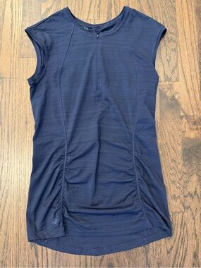 Athleta Navy Cap-Sleeve Active Tank